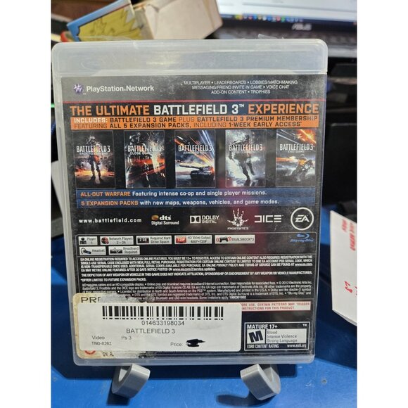 Battlefield 3 - Premium Edition (Sony PlayStation 3, 2012) PS3 Complete In Box - Picture 2 of 3